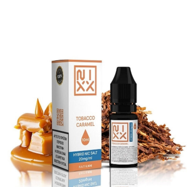 Tobacco Caramel - Έτοιμο Υγρό 10ml Hybrid Salt by Nixx - 20mg