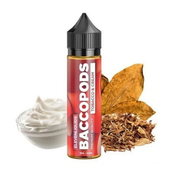 Tobacco Cream 15/60ml Baccopods by Eleven