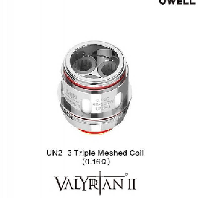 Valyrian II UN2-3 Coil by Uwell - 0.16Ω Triple Mesh (90-100W) - 1pc