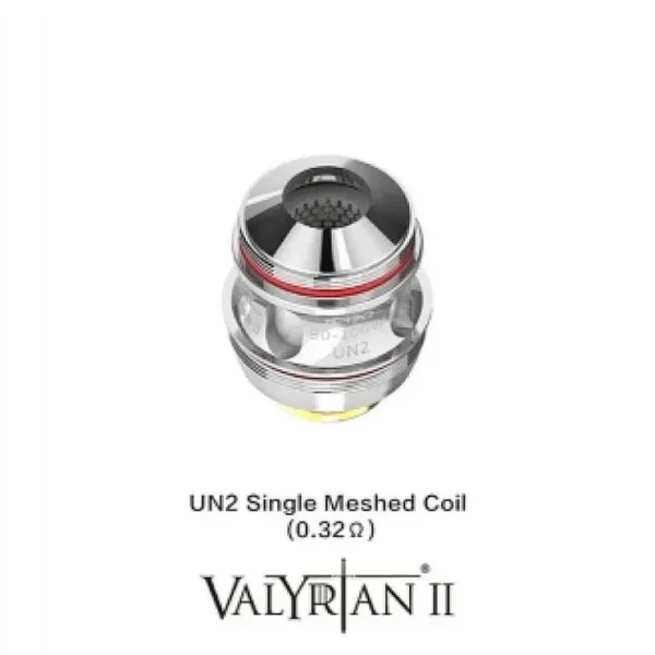 Valyrian II UN2 Coil by Uwell - 0.32Ω Single Mesh (90-100W) - 1pc