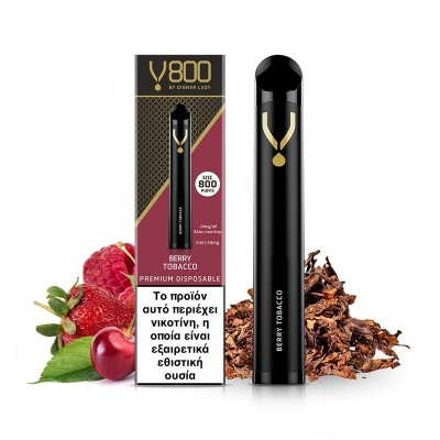 V800 (20Mg 800 Puffs) by Dinner Lady - Berry Tobacco