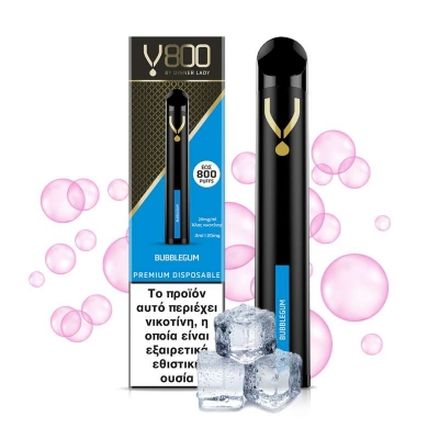 V800 (20Mg 800 Puffs) by Dinner Lady - Bubblegum