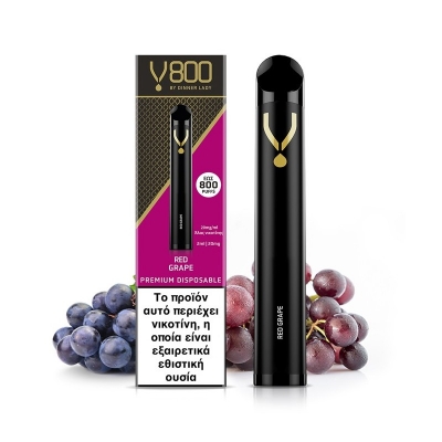 V800 (20Mg 800 Puffs) by Dinner Lady - Red Grape