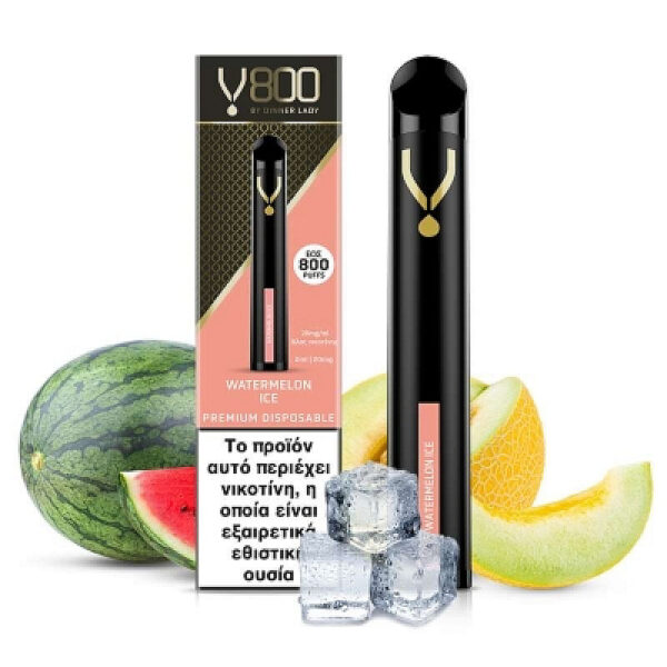 V800 (20Mg 800 Puffs) by Dinner Lady - Watermelon Ice