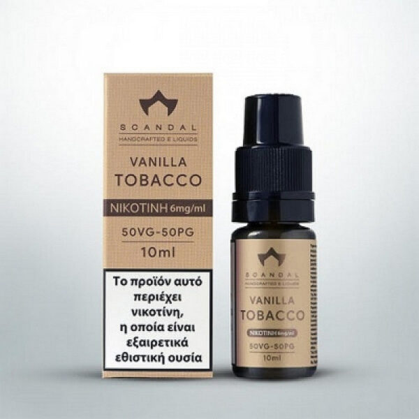 Vanilla Tobacco - Έτοιμο Υγρό 10ml by Scandal - 18mg