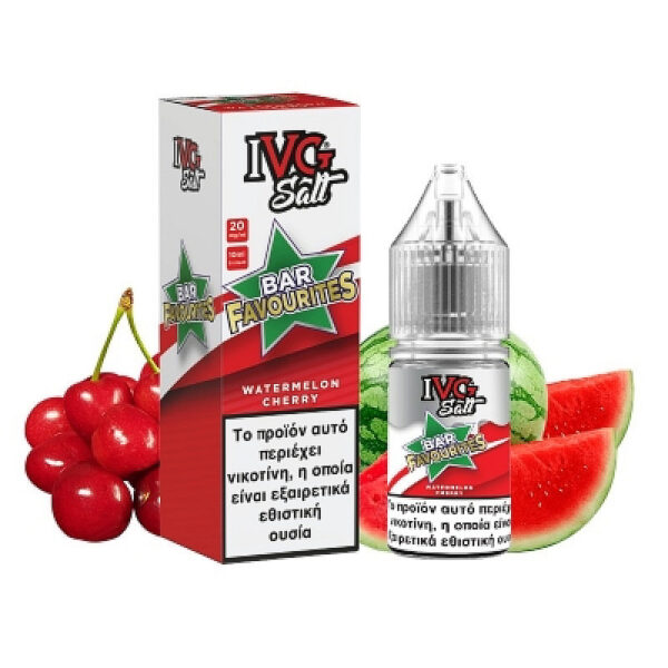 Watermelon Cherry - Έτοιμο Υγρό 10ml Salt by IVG - 20mg