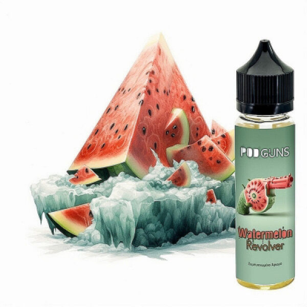 Watermelon Revolver 20/60ML Pod Guns by Omnia
