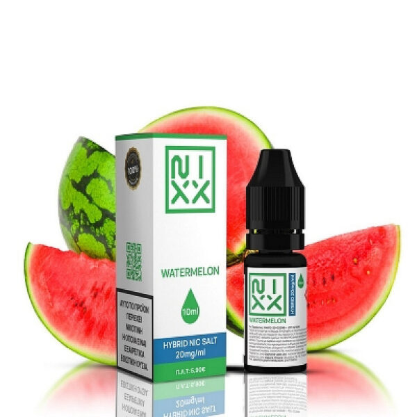 Watermelon - Έτοιμο Υγρό 10ml Hybrid Salt by Nixx - 20mg