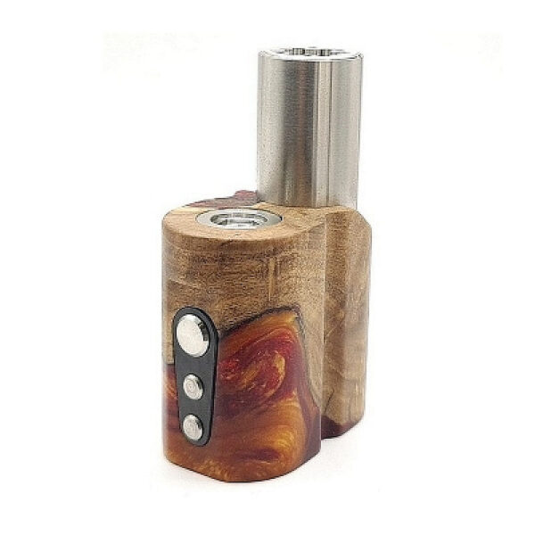 Zero U Box Mod 18650 by Sunbox - Stab Wood - No19