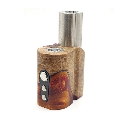 Zero U Box Mod 18650 by Sunbox - Stab Wood - No19