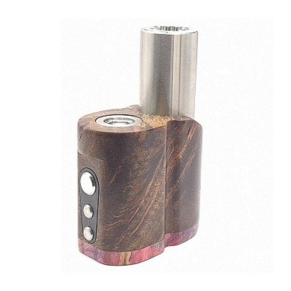 Zero U Box Mod 18650 by Sunbox - Stab Wood - No40