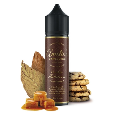 Amelies Cookie Tobacco Caramel 10/60ml by Amelie's Vapejuice