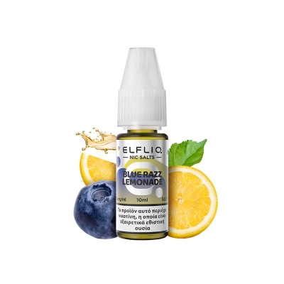 Blue Razz Lemonade ElfLiQ - Έ&tau;&omicron;&iota;&mu;&omicron; &Upsilon;&gamma;&rho;ό 10ml by ElfBar - Salt 20mg