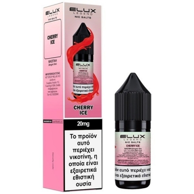 Cherry Ice - Έ&tau;&omicron;&iota;&mu;&omicron; &Upsilon;&gamma;&rho;ό 10ml by Elux - Salt 20mg
