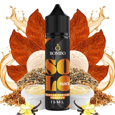 Vanilla Custard Tobacco 15/60ml Solo Series by Bombo