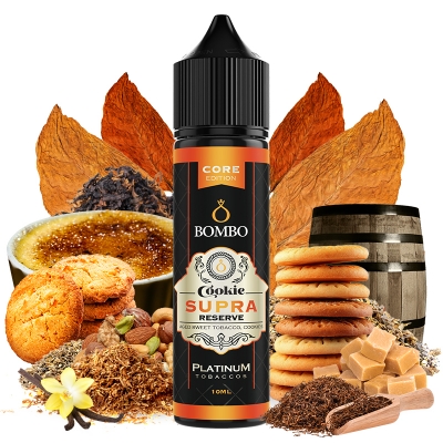 Bombo_Platinum_Core_Edition_Cookie_Supra_Reserve_10ml_Longfill_with_ingredients
