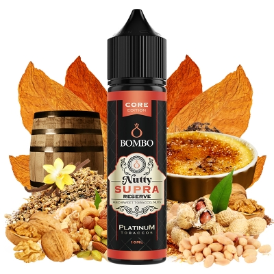 Bombo_Platinum_Core_Edition_Nutty_Supra_Reserve_10ml_Longfill_with_ingredients