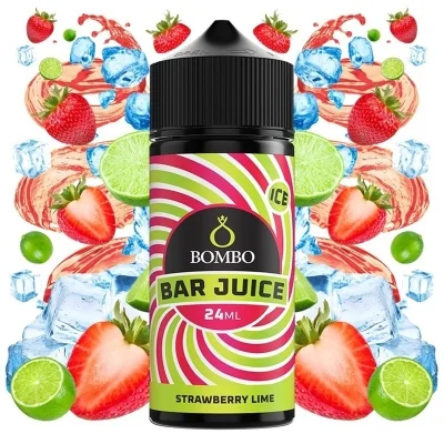 Strawberry Lime Ice 20/120ml Bar Juice by Bombo