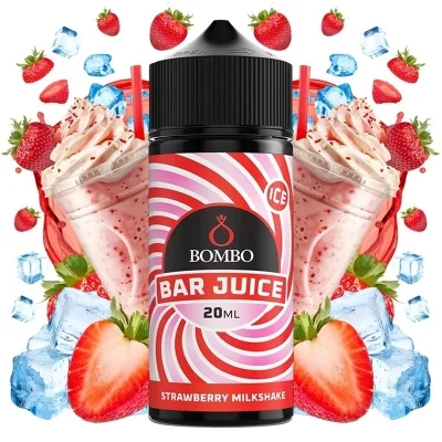 Strawberry Milkshake 20/120ml Bar Juice by Bombo