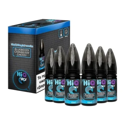 Blueberry Cranberry Cherry 10ml 20mg Salt HiQ by Riot (Pack of 6)