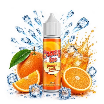Orange Soda 10-60ml Crazy Ice by Steam City