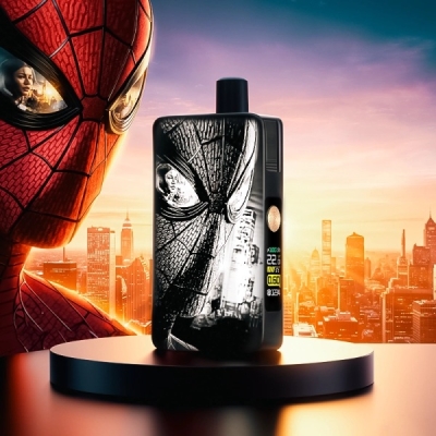 dotpod_max_v1_5_2100mah_60w_by_spider_man_engraved_black